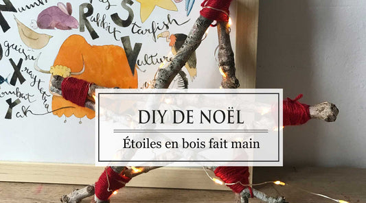 DIY de Noël : Étoiles en bois