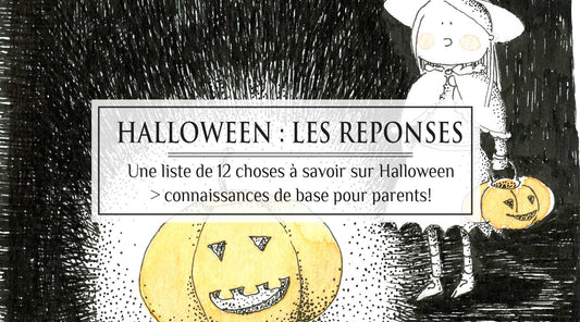 dessin petite fille et courge halloween