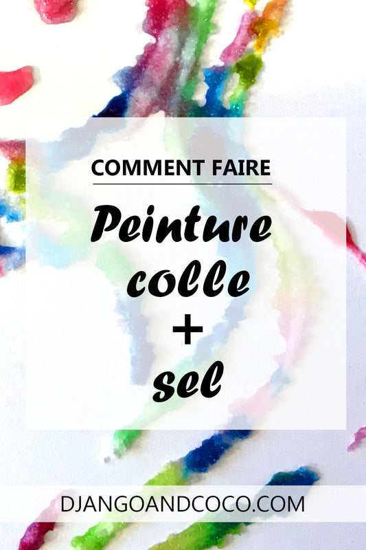 Comment faire de la peinture au sel avec les enfants