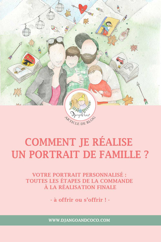 Comment je réalise un portrait personnalisé ? Je vous explique tout étape par étape !