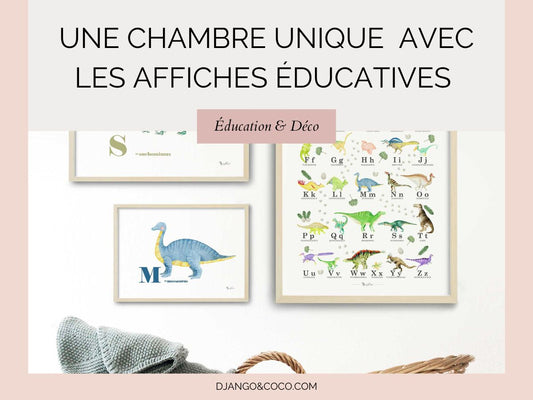 Une Chambre Unique avec de l'Art Éducatif et Amusant