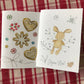 Cartes de vœux Lapin et biscuits en pain d'épice