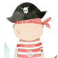 Affiche enfant - "Robert le Pirate : Des Aventures Enchantées en Mer !"