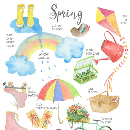 Les saisons "Le printemps" - Langue ANGLAIS