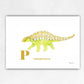 Poster decorativo per bambini - Dinosauro - Panoplosauro