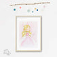 Affiche enfant - "La princesse rose"