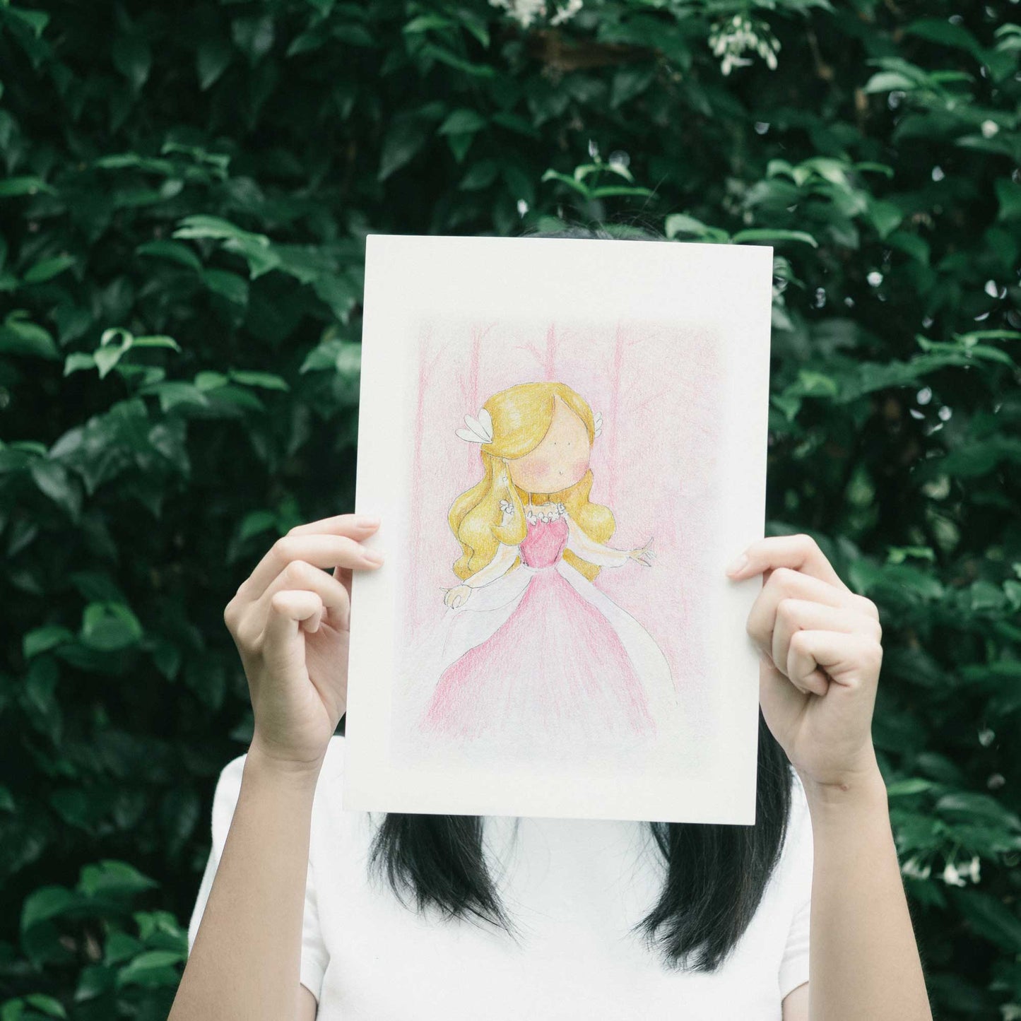Affiche enfant - "La princesse rose"