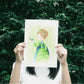 Affiche enfant - "La princesse verte"