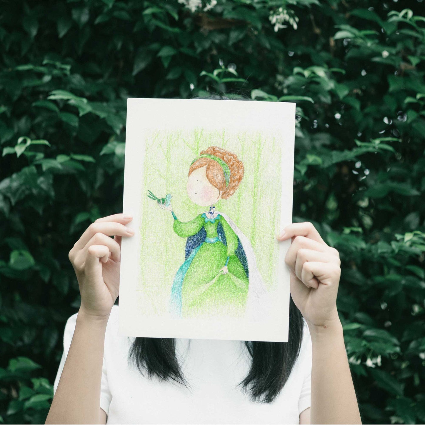 Affiche enfant - "La princesse verte"