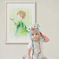 Affiche enfant - "La princesse verte"