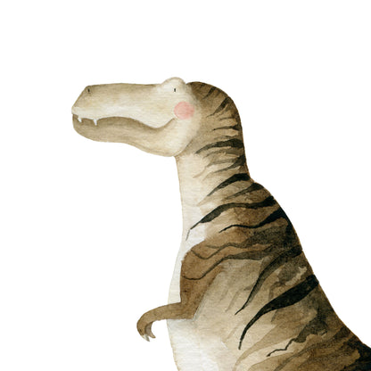 t-rez dessin dinosaure aquarelle