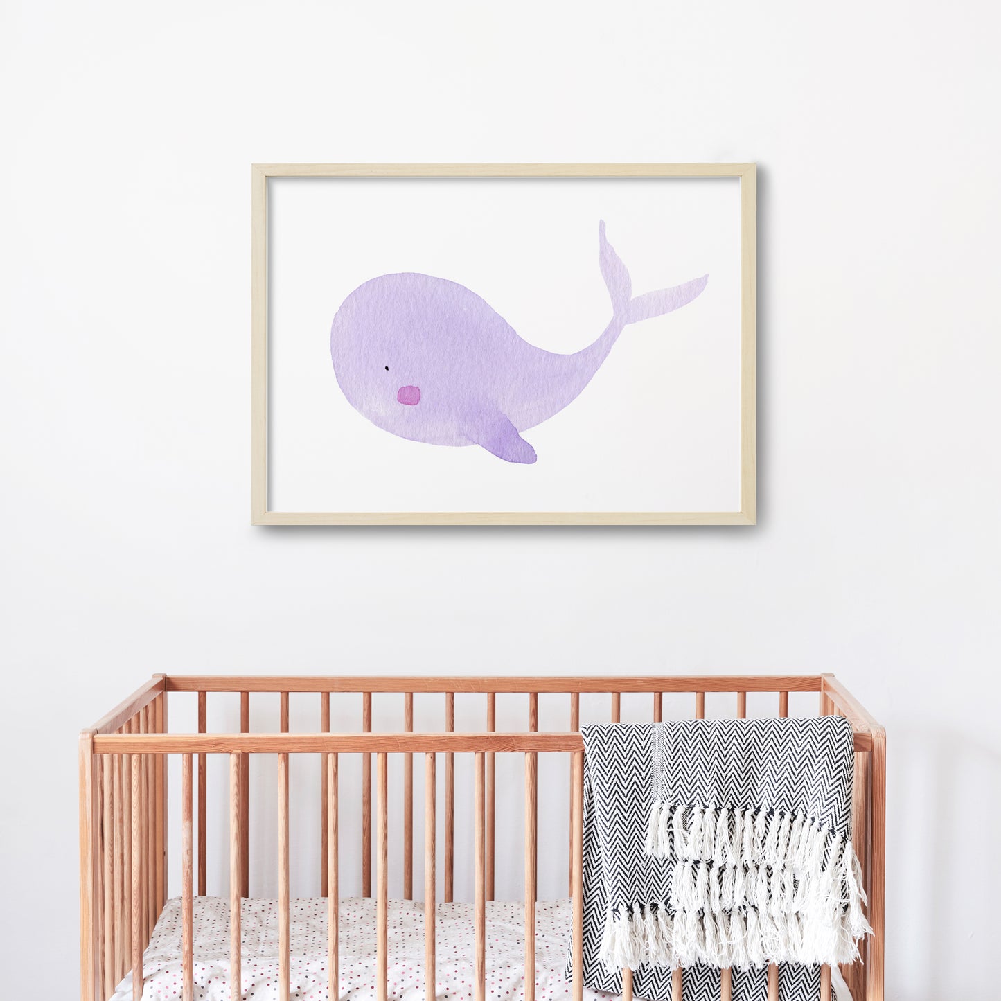 violet baby whale