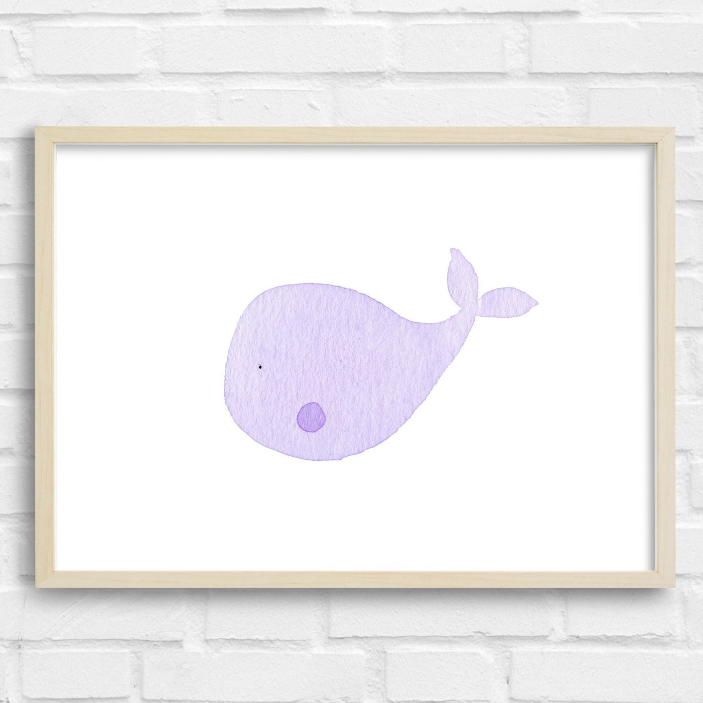 baby whale purple